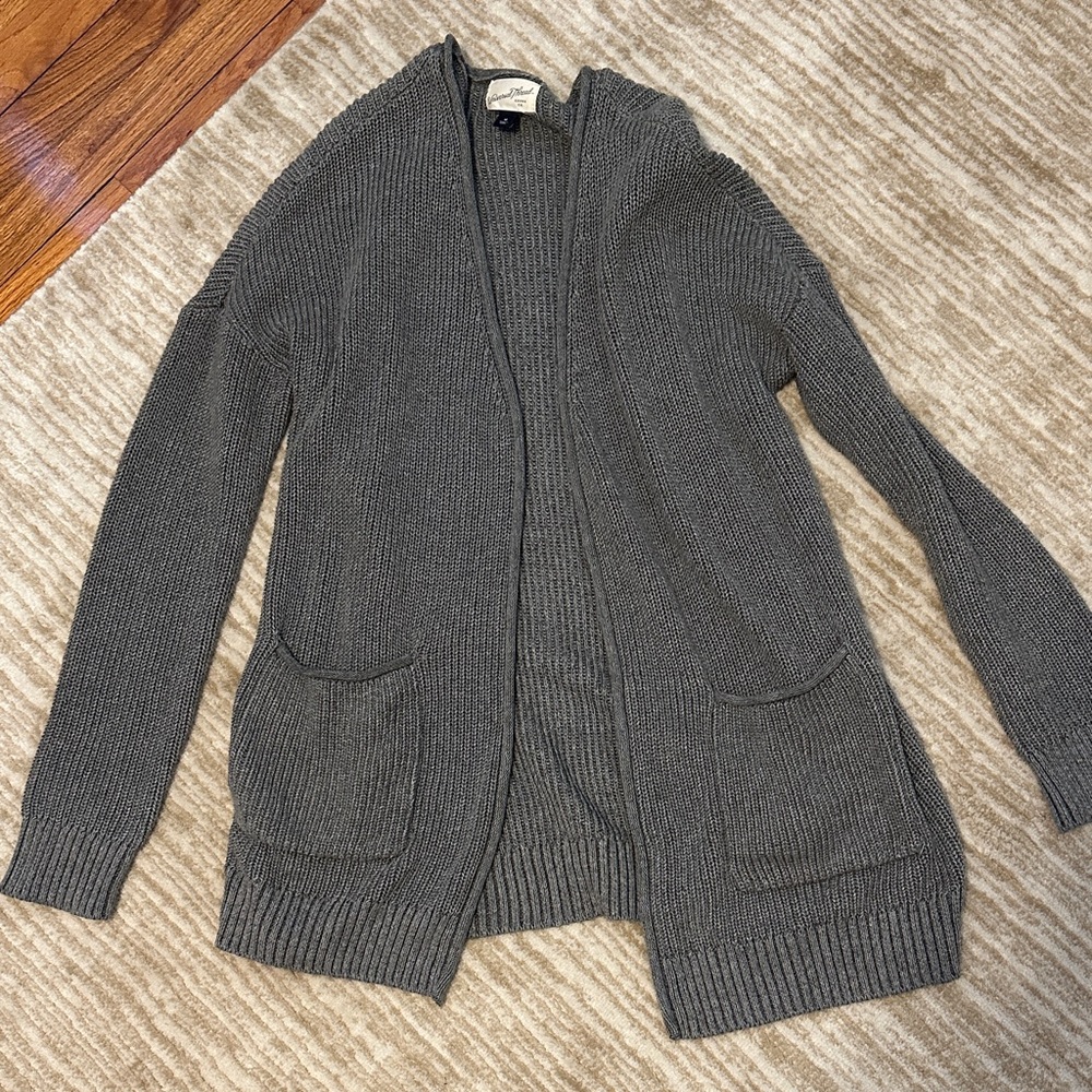 Gray Cardigan